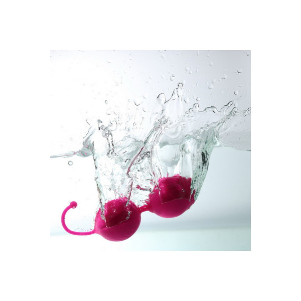 Boules de Geisha Rose silicone 